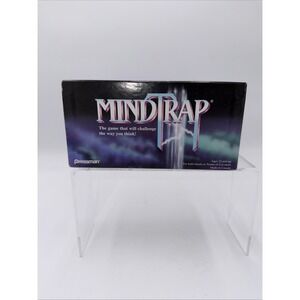Mindtrap Board‎ Game 1996 Pressman Puzzles Mysteries Open Complete
